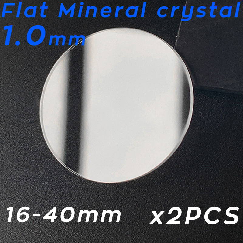 Watch Crystal Replacement - Yeni 2 adet kalınlığı 1mm düz