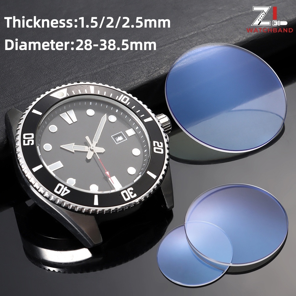 Watch Crystal Replacement - 1.5/2.0/2.5mm Kalınlığında Saat Camı Safir Yedek