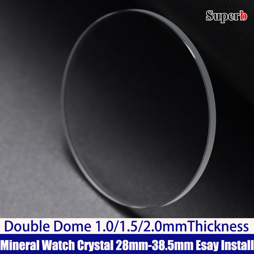 Watch Crystal Replacement - Çift Kubbe 1.0/1.5/2.0mm Kalınlıkta Mineral Saat