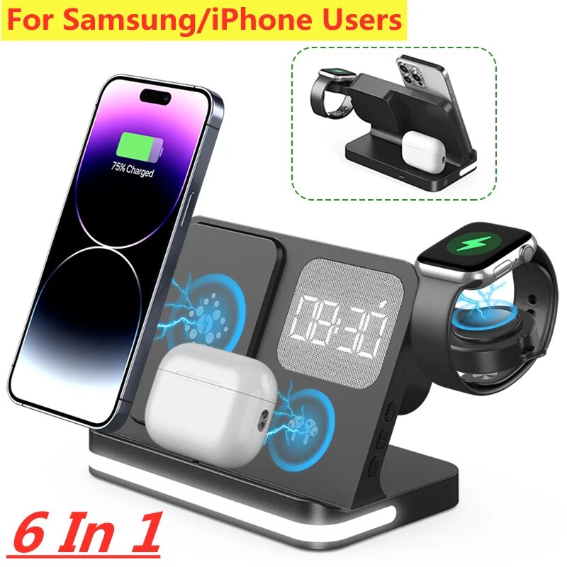 Smartwatch Watches For Iphone - Kablosuz Şarj Standı iPhone 15 14