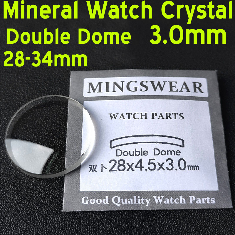 Watch Crystal Replacement - 3.0mm Kalın Çift Kubbeli Saat Kristal