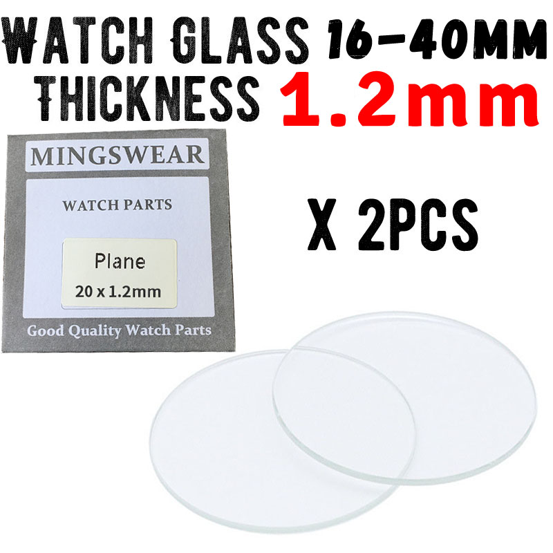 Watch Crystal Replacement - 2x kalınlığı 1.2mm yedek saat camı