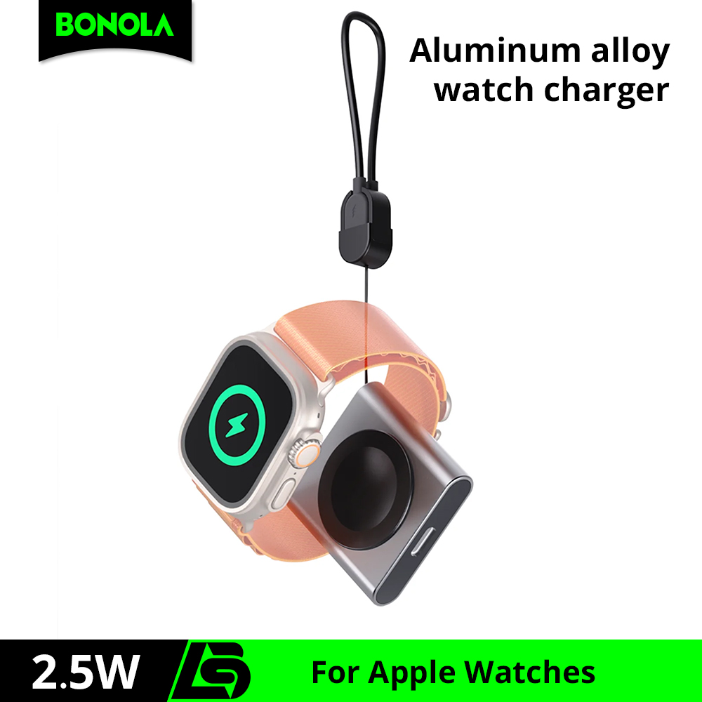 Smartwatch Watches For Iphone - Bonola Manyetik Saat Kablosuz Şarj Cihazı