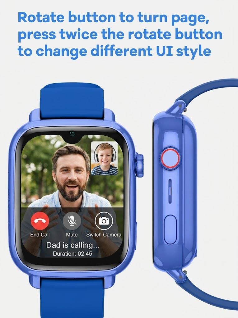 4G LTE Çocuklar için Akıllı Sa - Kids Watches Not Smartwatch incelemesi ve fiyatı