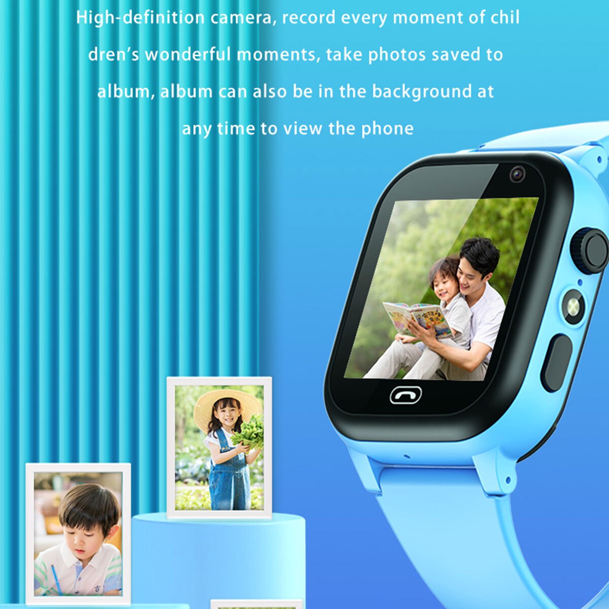 Çocuklar akıllı saat SOS çağrı - Smartwatch Watches For Girls Kids incelemesi ve fiyatı