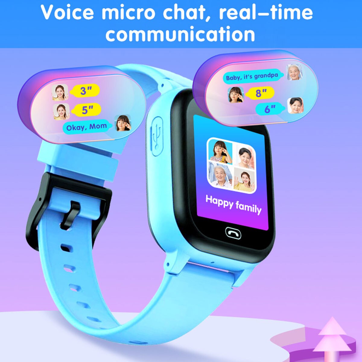 Çocuklar akıllı saat SOS çağrı - Smartwatch Watches For Girls Kids incelemesi ve fiyatı
