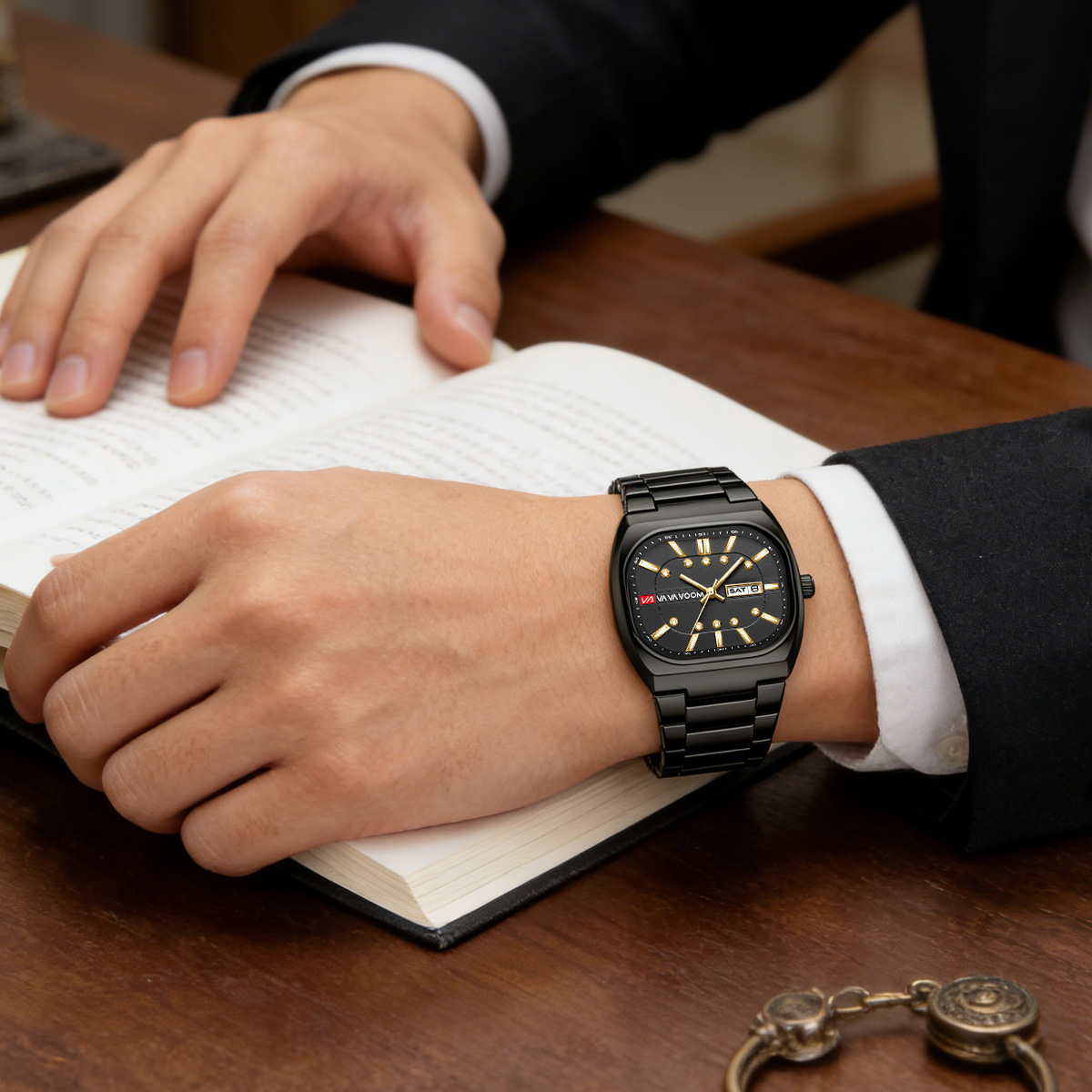 Kare Yeni Benzersiz Tasarım Çe - Anti-Magnetic Watch incelemesi ve fiyatı