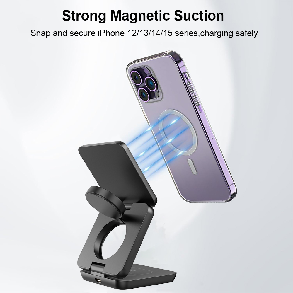 Kablosuz Şarj Cihazı 3'ü 1 Ara - Smartwatch Watches For Iphone incelemesi ve fiyatı
