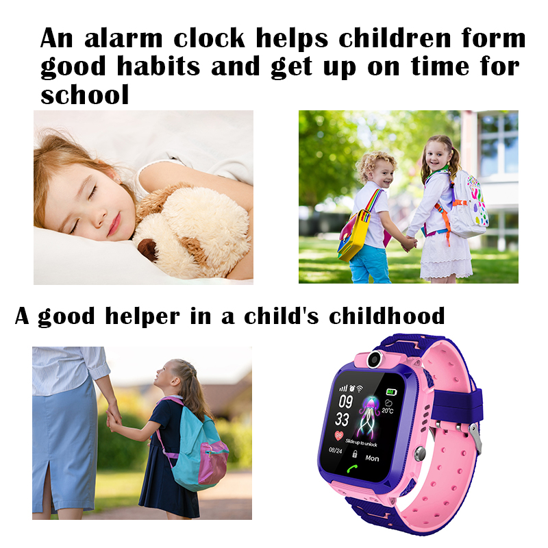 Q12B Çocuk Akıllı Saati, SOS Ç - Smartwatch Watches For Kid Boy With Alarm incelemesi ve fiyatı