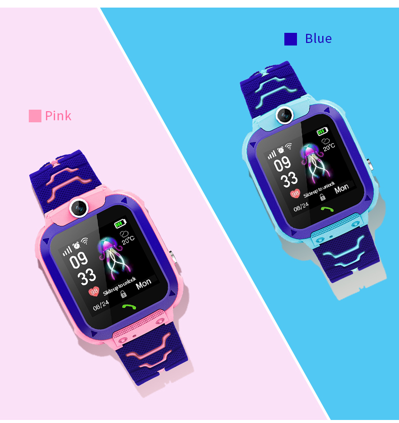 Q12B Çocuk Akıllı Saati, SOS Ç - Smartwatch Watches For Kid Boy With Alarm incelemesi ve fiyatı