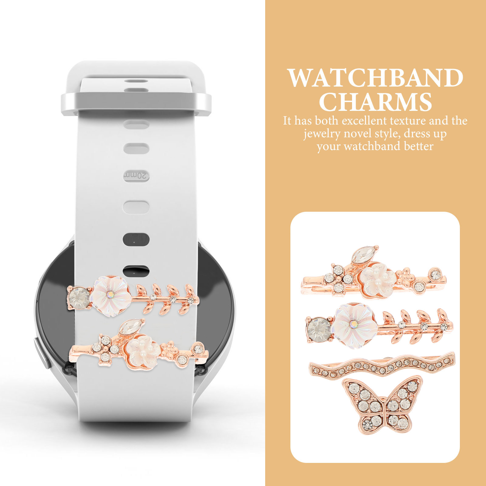 4 Parça Saat Kayışı Süsleri Se - Kids Watches Not Smartwatch incelemesi ve fiyatı