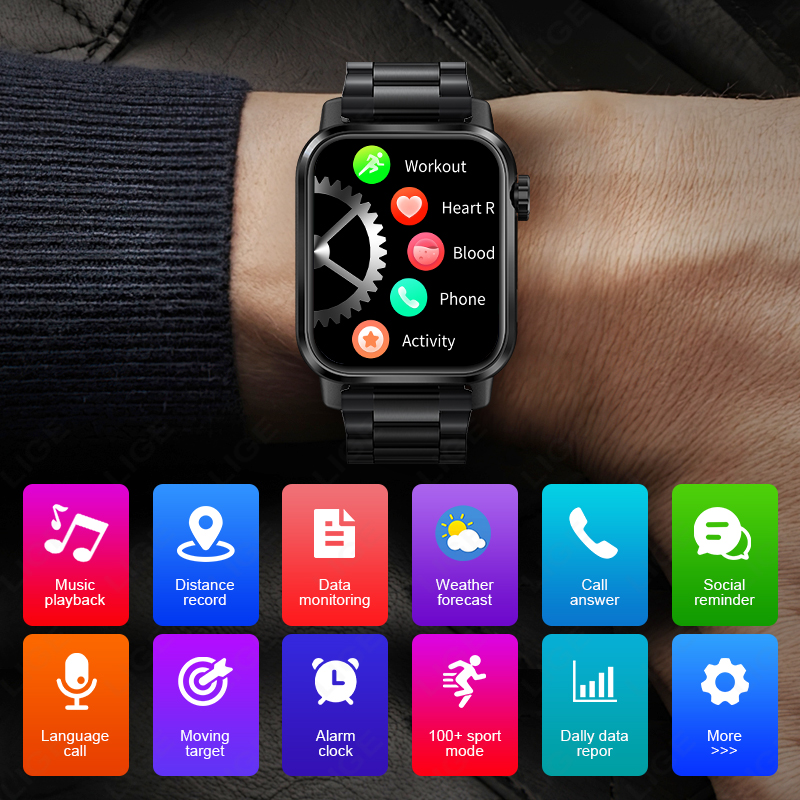 LIGE Akıllı Saat Spor Fitness  - Smartwatch Watches For Sale incelemesi ve fiyatı