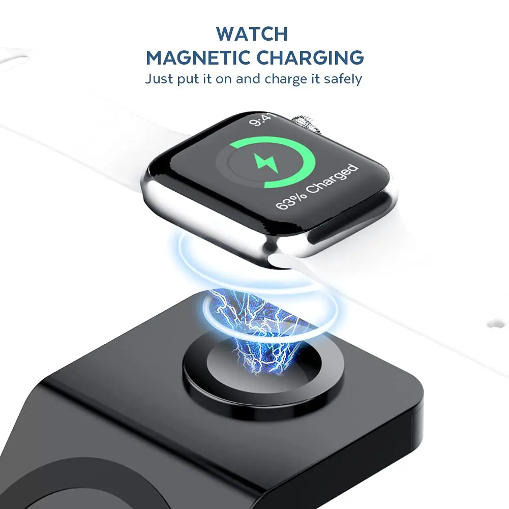 3'ü 1 Arada Kablosuz Şarj Stan - Smartwatch Watches For Iphone incelemesi ve fiyatı