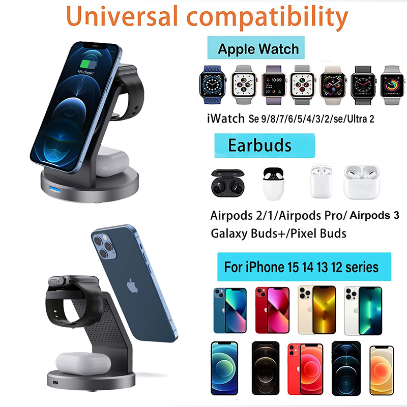 3'ü 1 Arada Kablosuz Şarj Stan - Smartwatch Watches For Iphone incelemesi ve fiyatı