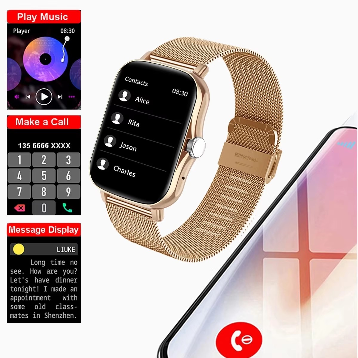 2026 Yeni Çok Fonksiyonlu Akıl - Smartwatch Sports Watches For Women incelemesi ve fiyatı