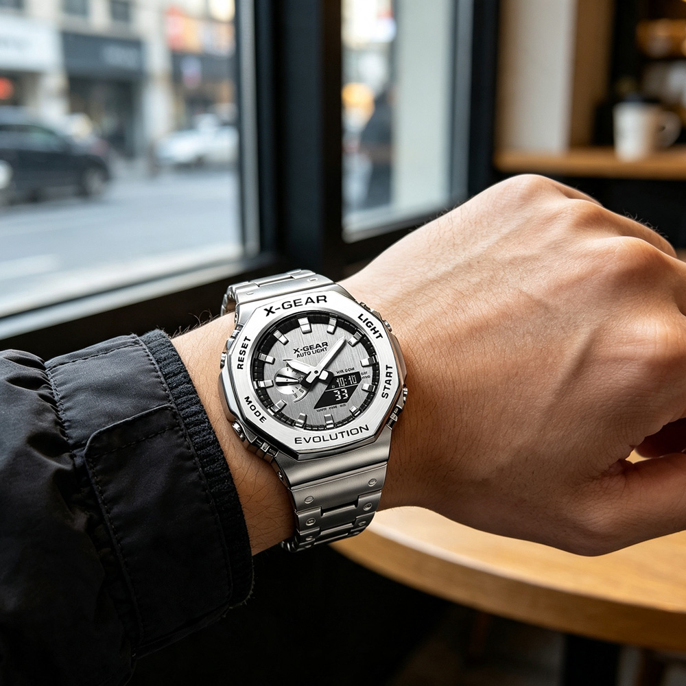 X-GEAR Çift Ekranlı Dijital Sp - Smartwatch Sports Watches For Women incelemesi ve fiyatı