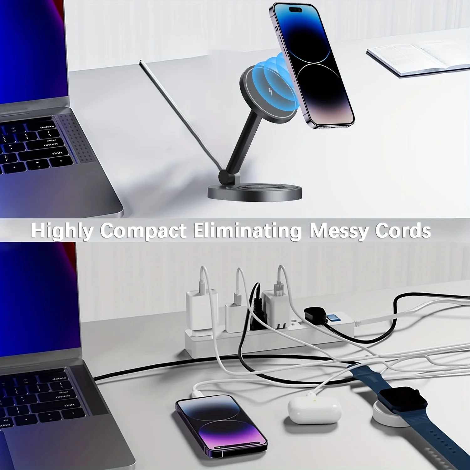 2 In 1 Manyetik Kablosuz Şarj  - Smartwatch Watches For Iphone incelemesi ve fiyatı