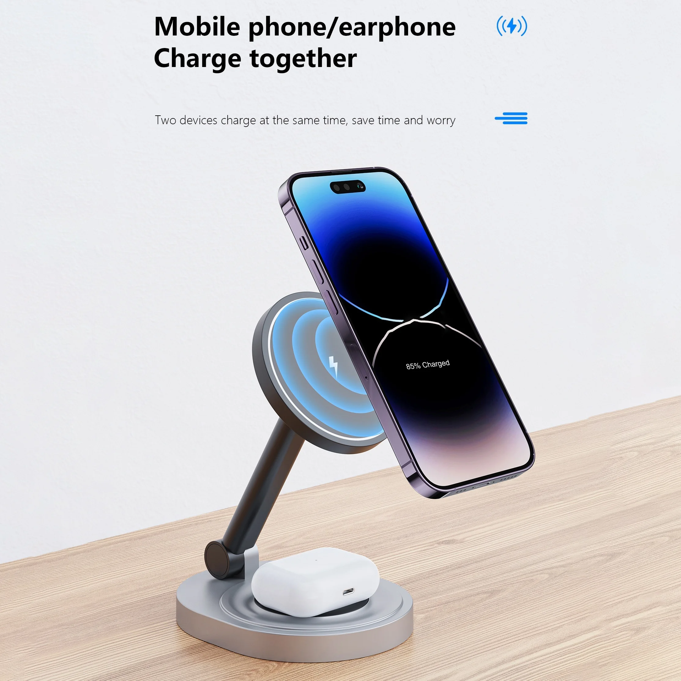 2 In 1 Manyetik Kablosuz Şarj  - Smartwatch Watches For Iphone incelemesi ve fiyatı