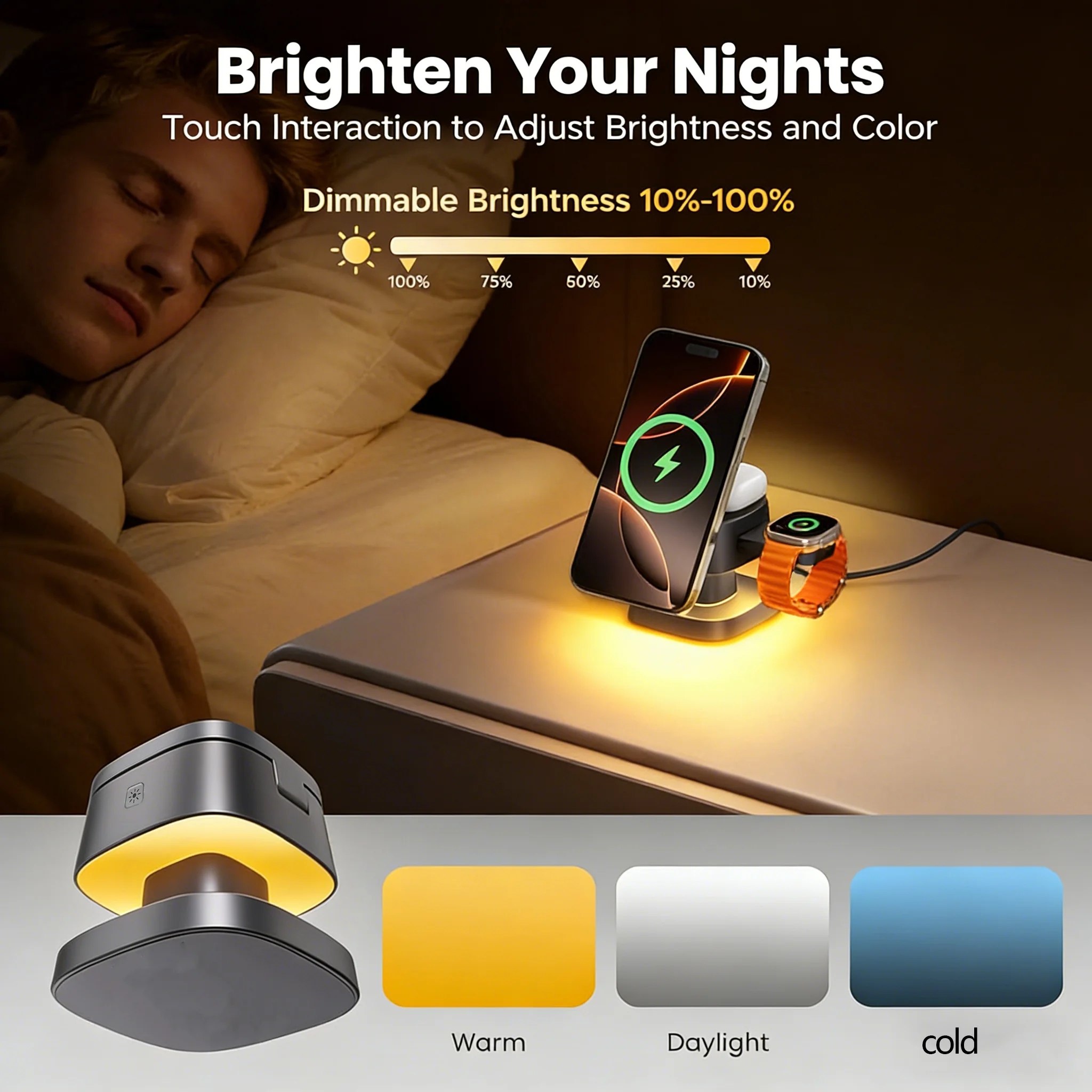 TIMESS Gece Lambası Mantar Şek - Smartwatch Watches For Iphone incelemesi ve fiyatı