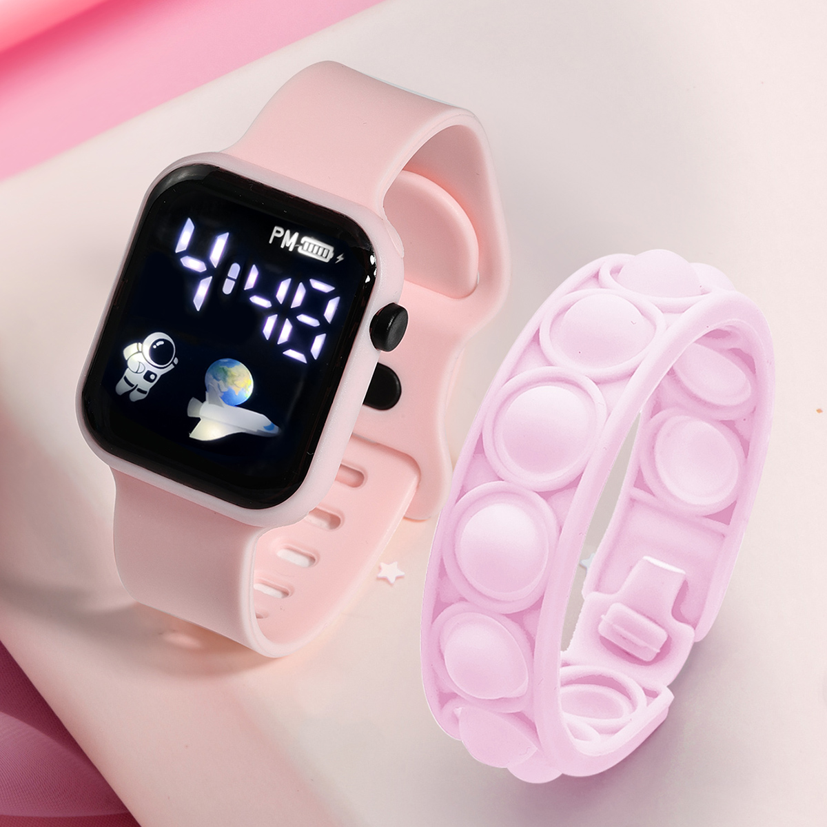 2 adet akılı çocuk saati bilez - Smartwatch Watches For Girls incelemesi ve fiyatı
